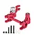 GPM Aluminium Steering Bell Crank/Drag Link Assembly w/ Servo Saver - Red TXMS048N-R