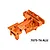 GPM Aluminium Rear Upper Bulkhead - Orange XRT013-OR