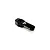 A black Reefs RC Pro Sub Micro servo horn with white branding on a white background.