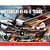Box art for an Airfix 1/72 Mitsubishi Ki-46-II Dinah model kit, showing a detailed illustration of the aircraft in flight over a burning airfield.
