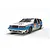 A 1/32 scale Scalextric slot car model of the 1995 Volvo 850 Estate, featuring the blue and white Tony Scott ASTC racing livery.