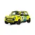 Scalextric 1/32 scale Mini Miglia slot car driven by Endaf Owens, featuring yellow and blue livery with number 12.