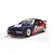 A 1/32 scale Scalextric BMW E36 320i slot car in Castrol racing livery, featuring blue, red, and white paint with number 3 decals.