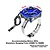 GPM Aluminium And Stainless Steel 40-56mm Adjustable Fan Mount with 40x40x10mm Cooling Fan - Blue GPM3357FAN-B