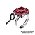 GPM Racing red aluminium cooling fan with adjustable stainless steel mounting strap for RC motors.