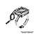 GPM Racing silver aluminium cooling fan with adjustable stainless steel mounting strap for RC motors.