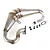 Rovan stainless steel tuned exhaust pipe set for RC cars, including mounting hardware, gasket, and bolts on a white background.