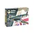 Italeri 1/48 scale Spitfire Mk. IX model kit box featuring artwork of a WWII fighter plane with RAF markings.