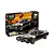 Revell 1/24 scale plastic model kit of Dominic's 1971 Plymouth GTX from Fast & Furious, featuring the box and a fully assembled black model car.