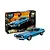A Revell 1/24 scale model kit of a blue 1969 Chevy Camaro Yenko from Fast & Furious, shown with its packaging box.