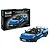 Revell 1/25 scale 2022 Corvette C8 Cabriolet plastic model kit box and a fully assembled blue model car.