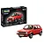 Revell 1/24 scale VW Golf 1 GTi plastic model kit box and a fully assembled red model car on a white background.