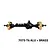 GPM SCX10 Pro Black Aluminium & Brass Front Differential/Axle Housing SCXP012-BK