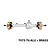GPM SCX10 Pro Silver Aluminium & Brass Front Differential/Axle Housing SCXP012-S