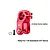 GPM Red Aluminium 25T Servo Horn TXMS024/SH-R