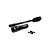 Two black metal Reefs RC 86mm CVD driveshaft components with two small threaded pins on a white background.