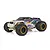 Team Associated Rival MT10 1/10 scale RC monster truck with a white, purple, and yellow body shell on a white background.