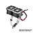 GPM Aluminium 56-70mm Adjustable Mount with Dual 40x28mm Cooling Fans - Silver GPM5276FANB2-S