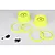 Losi 4.7/5.5" 5IVE-T Flo Yellow Rims & Beadlock Set 2Pcs LOSB7035