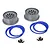 Losi 4.7/5.5" 5IVE-T Grey Rims & Beadlock Set 2Pcs LOSB7027