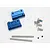 Traxxas Aluminium Rear +/-1 Degree Suspension Arm Mounts 2Pcs - Blue 2798X