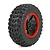 Losi 4.7/5.5" DBXL Off Road Tyres on Black/Red Rims - Beadlocked Wheels 2Pcs LOS45004