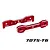 Traxxas Aluminium Front Tie Bars 2Pcs - Red 9629R