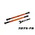 Traxxas Aluminium 188mm Front Toe Links 2Pcs - Orange 7897-ORNG