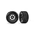 Traxxas 1/10 Rear Hoosier Tyres on Grey Dirt Oval Rims - Glued Wheels 2Pcs 10474