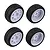 Team Associated 1.9" Hoonicorn Tyres on White Rims - Glued Wheels 2Pcs 31899