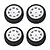 Team Associated 1.9" Reflex 14R Hoonicorn Tyres on White Rims - Glued Wheels 4Pcs 21569