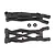 Team Associated Gull Wing Suspension Arms 2Pcs - Black 71140