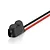 Hobbywing Module B capacitor upgrade unit with black heat shrink casing and red and black power wires.