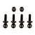 Factory Team Aluminium 4.3x12.5mm Long Neck Ball Stud Posts 4Pcs 21522