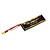 FMS 7.4V 4400mAh 30C 2S soft case LiPo battery with XT60 connector and balance lead against a white background.