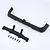 FMS rear bumper set including a curved bumper, a mounting bracket, and six small black screws on a white background.