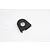 A black plastic FMS motor mount with a circular center hole and multiple mounting holes, isolated on a white background.