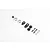 FMS V1 Servo Saver Set components including plastic arms, metal rings, screws, and washers laid out on a white background.