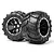 Maverick 1/10 Blackout Mounted Tyres on 5 Spoke Rims - Glued Wheels 2Pcs 24107