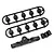 Yeah Racing Aluminium Rear Suspension Mount - Black TATT-029