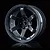 MST 1.9" TE37 (+5 Offset) High Traction Rims 2Pcs - Gunmetal Grey 832301GR