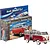 Revell 1/24 scale Volkswagen T1 Samba Bus model kit box and a fully assembled red and white model bus.