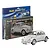 Revell 1/24 scale VW Beetle 1968 model kit in its retail packaging with a fully assembled white model car displayed in front.