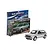 Revell 1/24 scale VW Golf 1 GTI plastic model kit in its original packaging with a finished silver model car displayed in front.