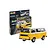Revell 1/24 scale VW T3 Bus plastic model kit box and a fully assembled yellow and white model van.