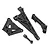 TLR Front and Rear Chassis Brace Set TLR251000