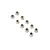 TLR 6mm Silver Steel Nyloc Nuts 10Pcs TLR256011