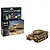 Revell 1/72 scale PzKpfw VI Ausf. H Tiger model kit box with included paints, glue, and brush, alongside a fully assembled and painted model tank.