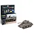 Revell 1/72 scale Sherman M4A1 plastic model tank starter kit box and the assembled, painted model tank on a white background.