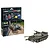 Revell 1/72 scale T-55A/AM tank model kit box and a fully assembled, painted green military tank model.
